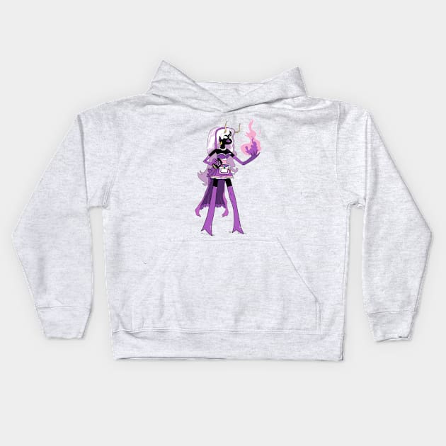 Drow Sorceress Kids Hoodie by MrChuckles